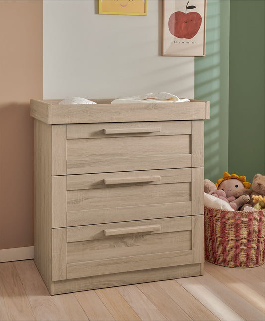Atlas Dresser Changer - Light Oak