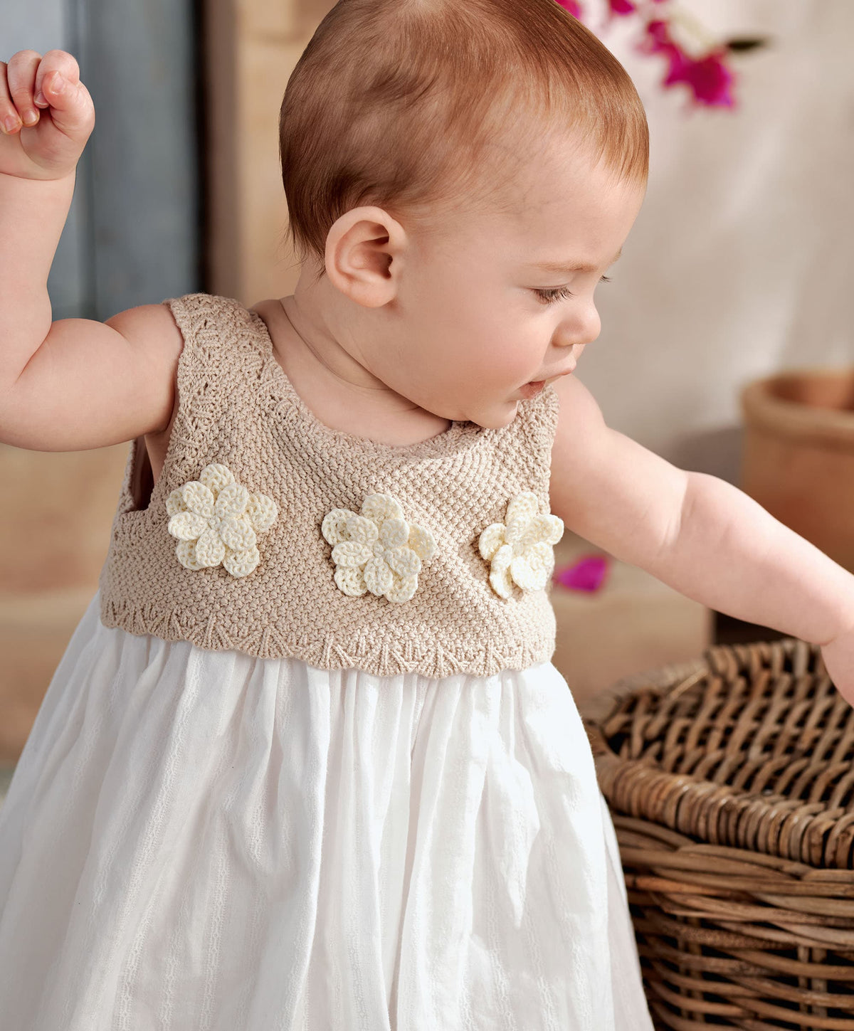 Crochet Woven Summer Dress