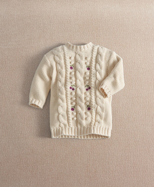 Floral Embroidery Jumper Dress