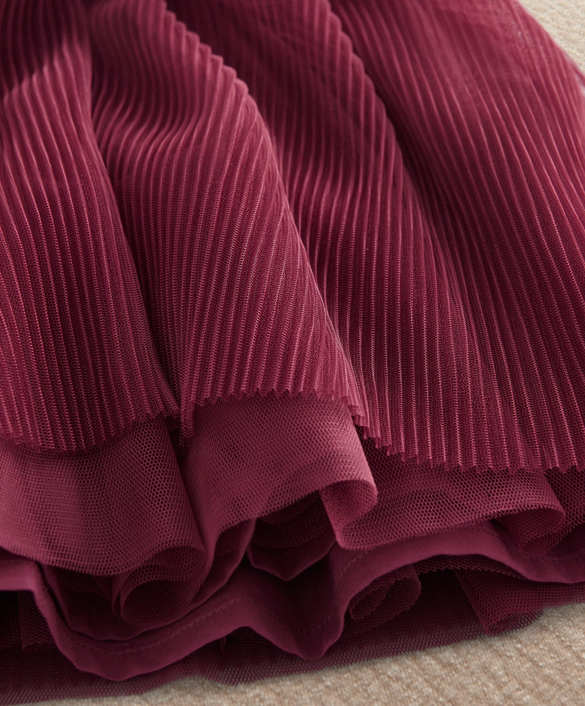 Pleated Cape Dress