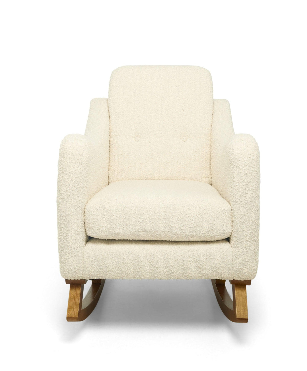 Bowdon Nursing Chair & Footstool Set - Oyster Chenille Boucle