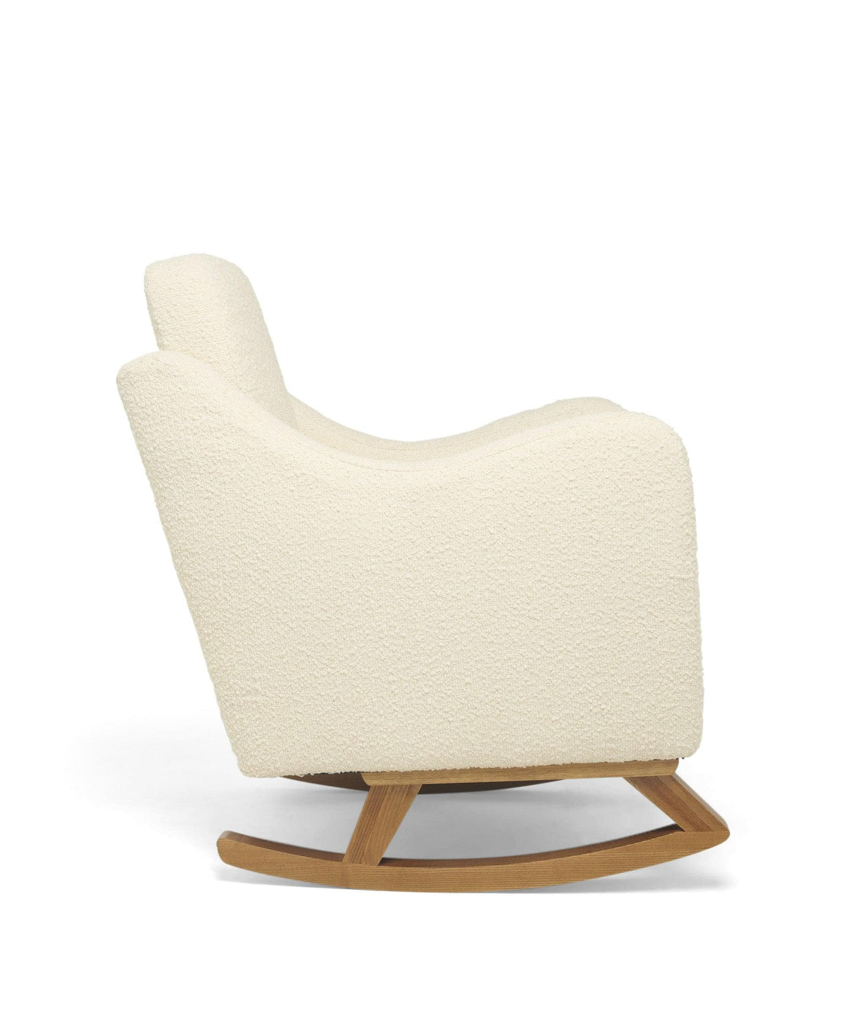 Bowdon Nursing Chair & Footstool Set - Oyster Chenille Boucle