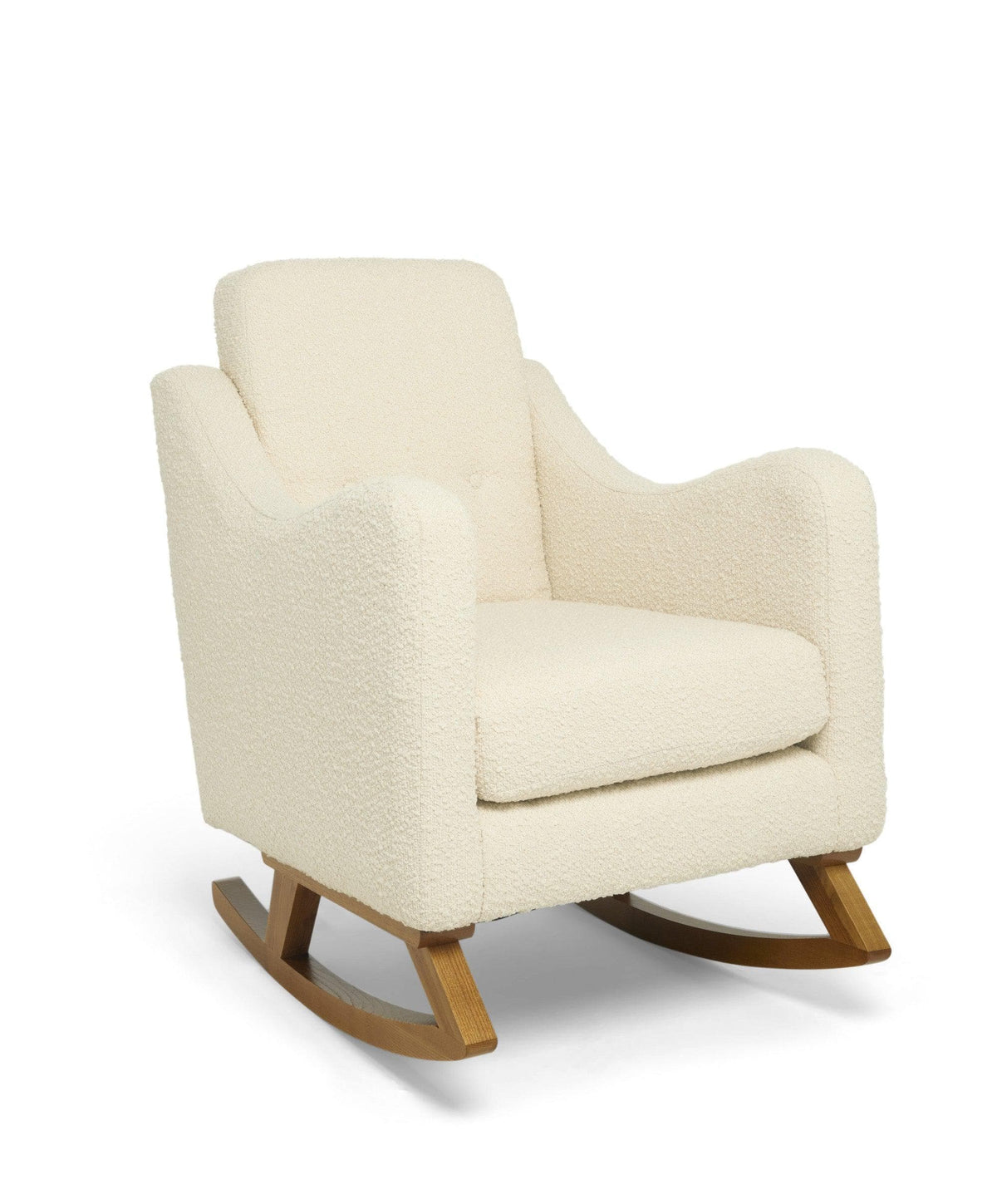 Bowdon Nursing Chair & Footstool Set - Oyster Chenille Boucle