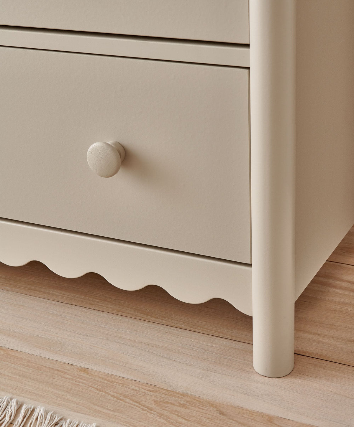 Eryn 3 Piece Cotbed Range with Dresser Changer & Wardrobe - Cashmere