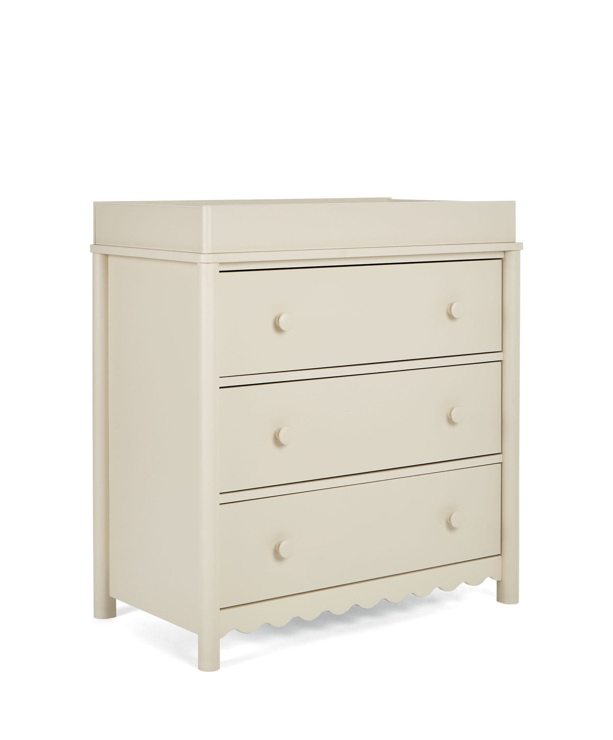 Eryn 3 Piece Cotbed Range with Dresser Changer & Wardrobe - Cashmere
