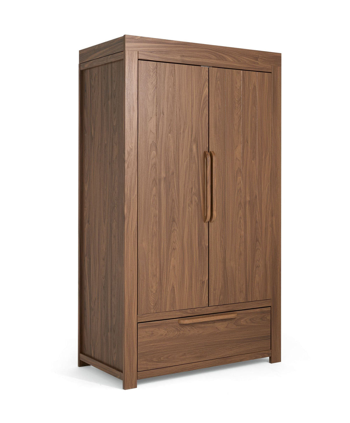 Franklin 3 Piece Cotbed Range with Dresser & Wardrobe - Walnut