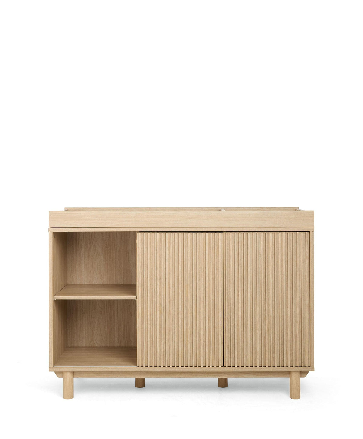 Oska 2 Piece Cotbed Set With Wide Dresser Changer - Oak