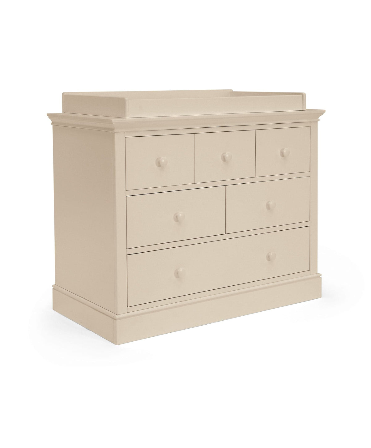 Oxford 3 Piece Cotbed Range with Dresser Changer & Wardrobe - Cashmere