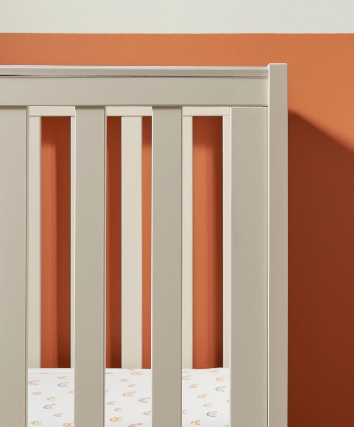 Riga Cotbed & Signature Airflow Fibre Cotbed Mattress - Cashmere