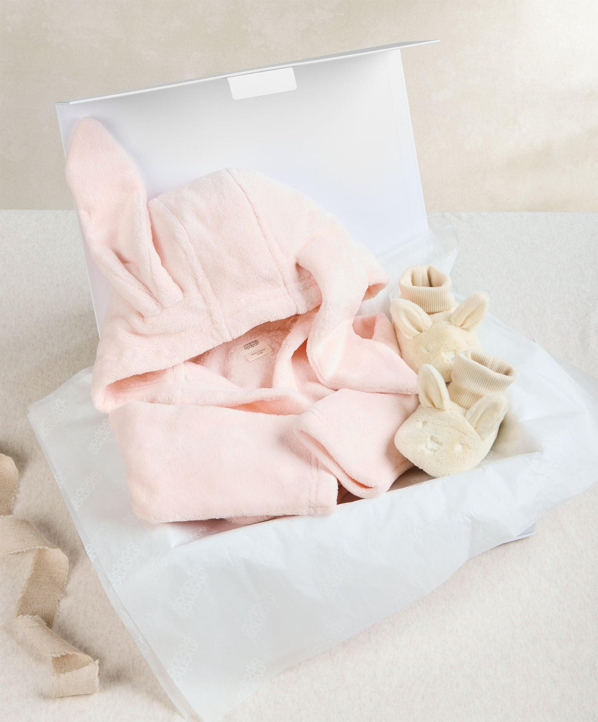 Bedtime Bunny Dressing Gown & Slippers Gift Box