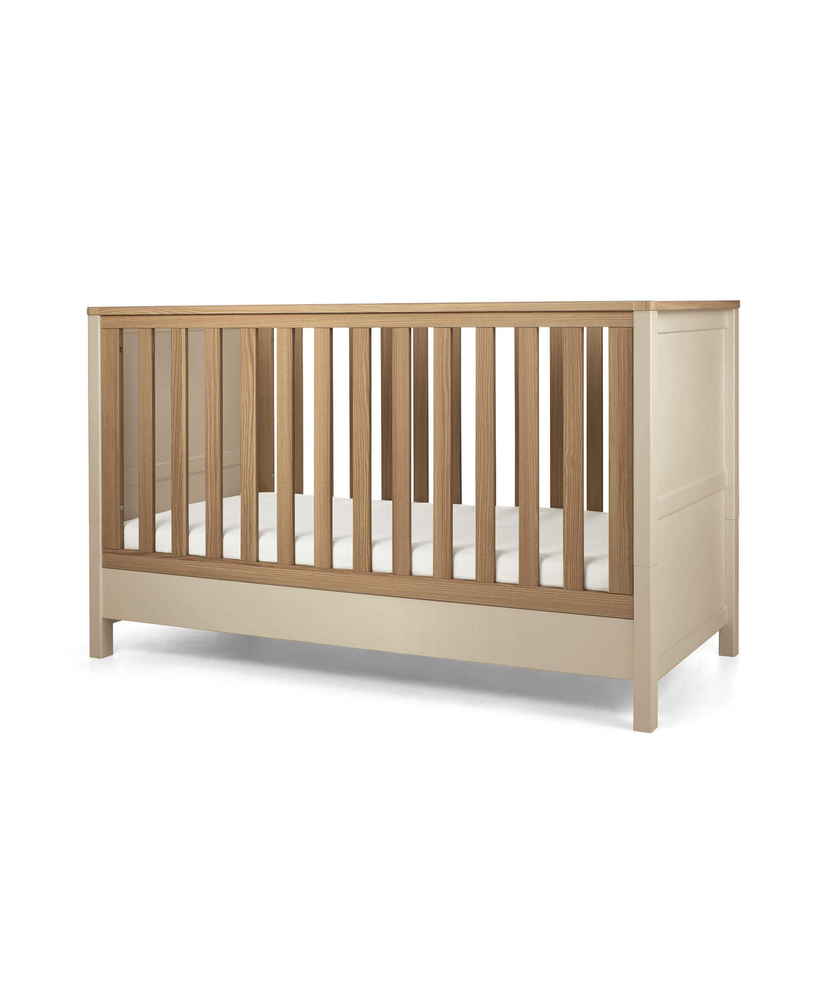 Harwell Nursery Bundle with Lua 2 Bedside Crib (6 Piece) – Sand/Cashmere