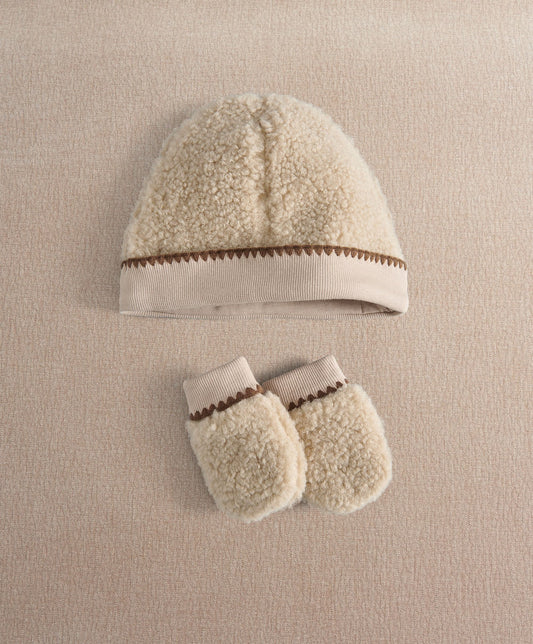 Borg Hat & Mitts Set