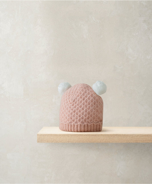 Pink Pom Pom Hat