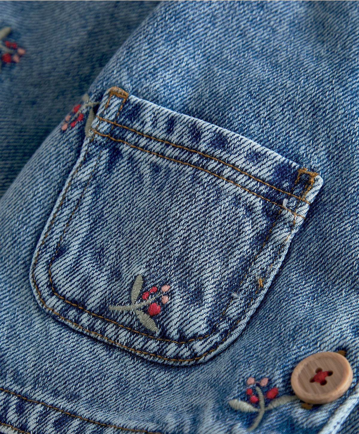 Berry Denim Jacket