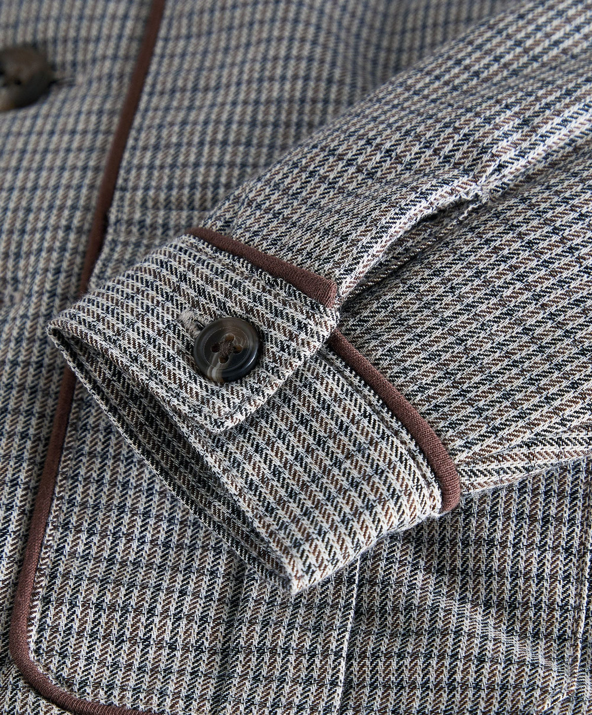 Houndstooth Bomber Jacket
