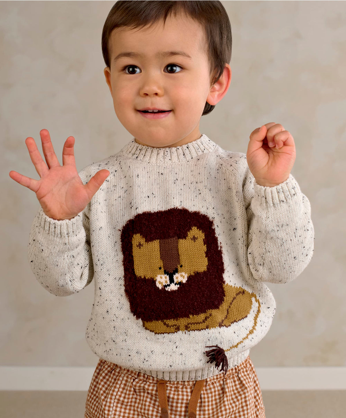 Lion Knitted Jumper