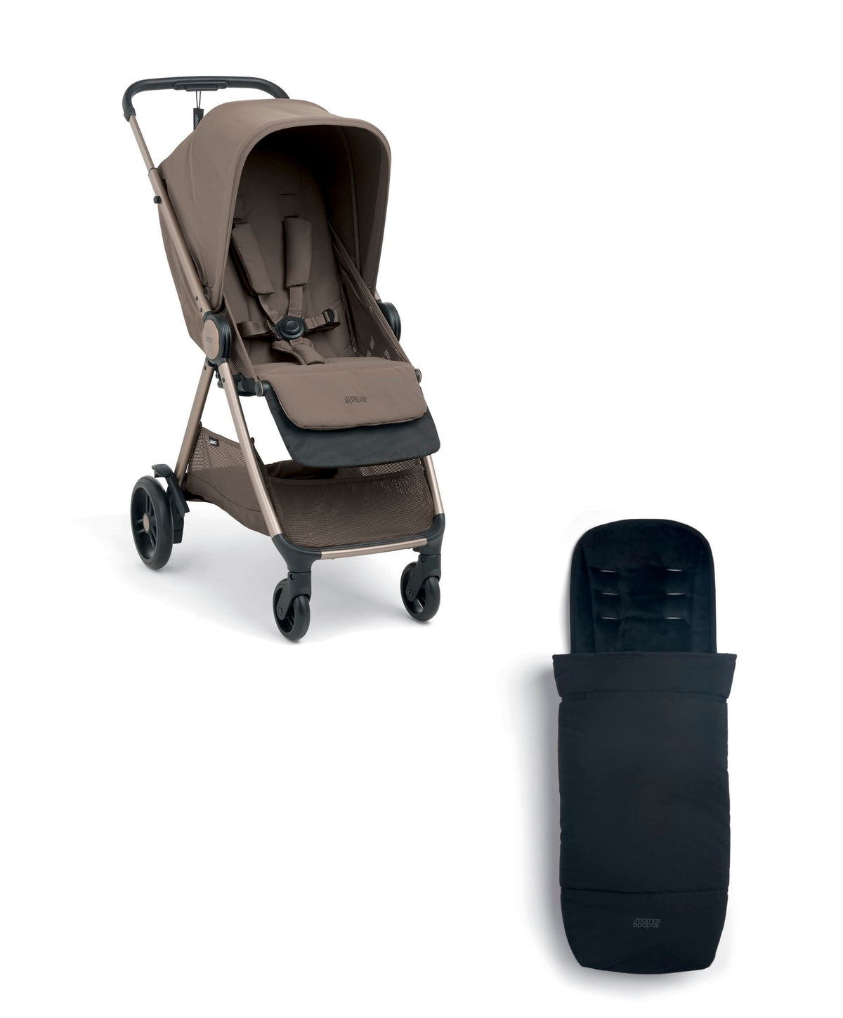 Libro Stroller Bundle with Footmuff - Oyster