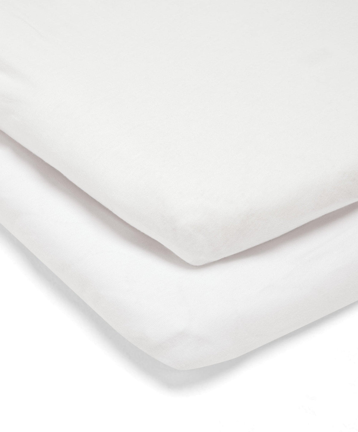 Lua Bedside Crib with Sheet & Mattress Protector Bundle - Sage/White