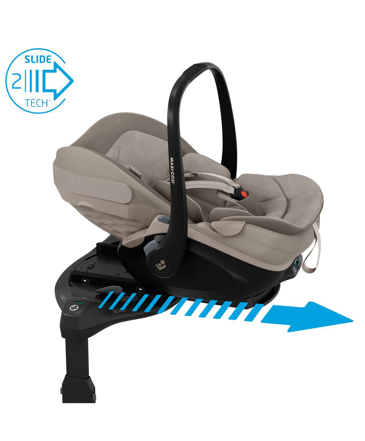 Maxi-Cosi Pebble Slide Pro Car Seat & FamilyFix Slide Pro Base -  Sapphire Sand