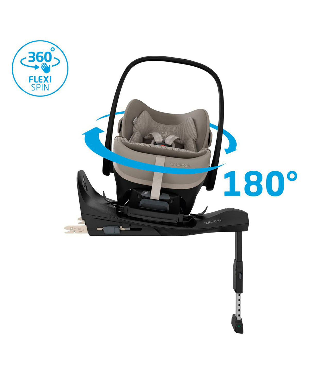 Maxi-Cosi Pebble Slide Pro Car Seat & FamilyFix Slide Pro Base -  Sapphire Sand