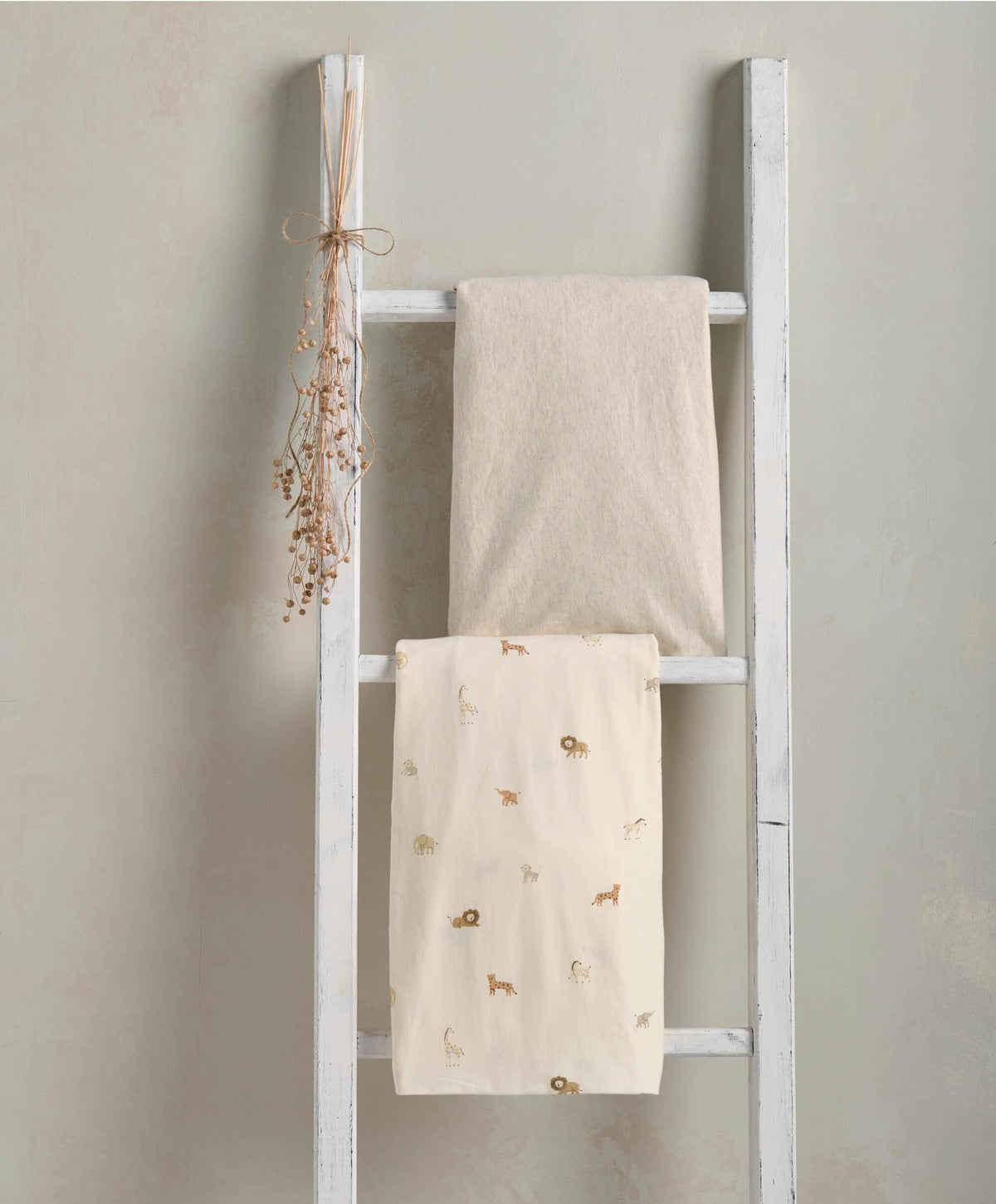 Nursery Bundle With Cot Mobile & Quilt (5 piece) - Born to be Wild