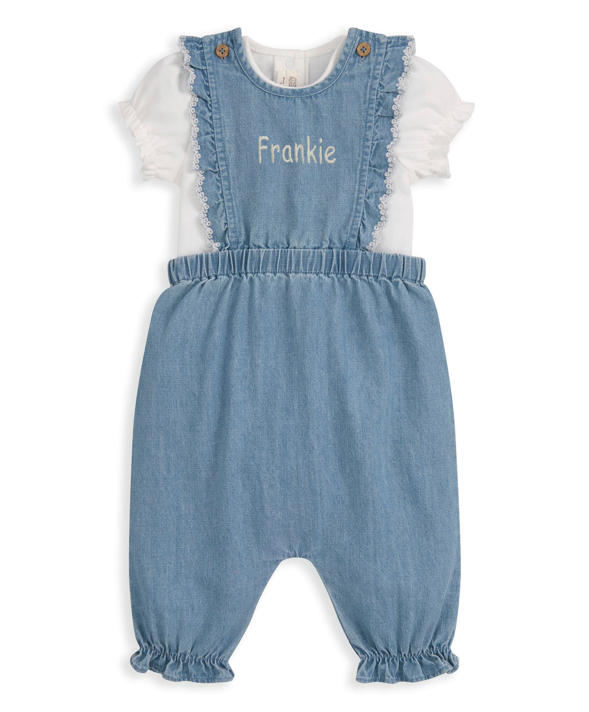 Chambray Dungarees and Bodysuit