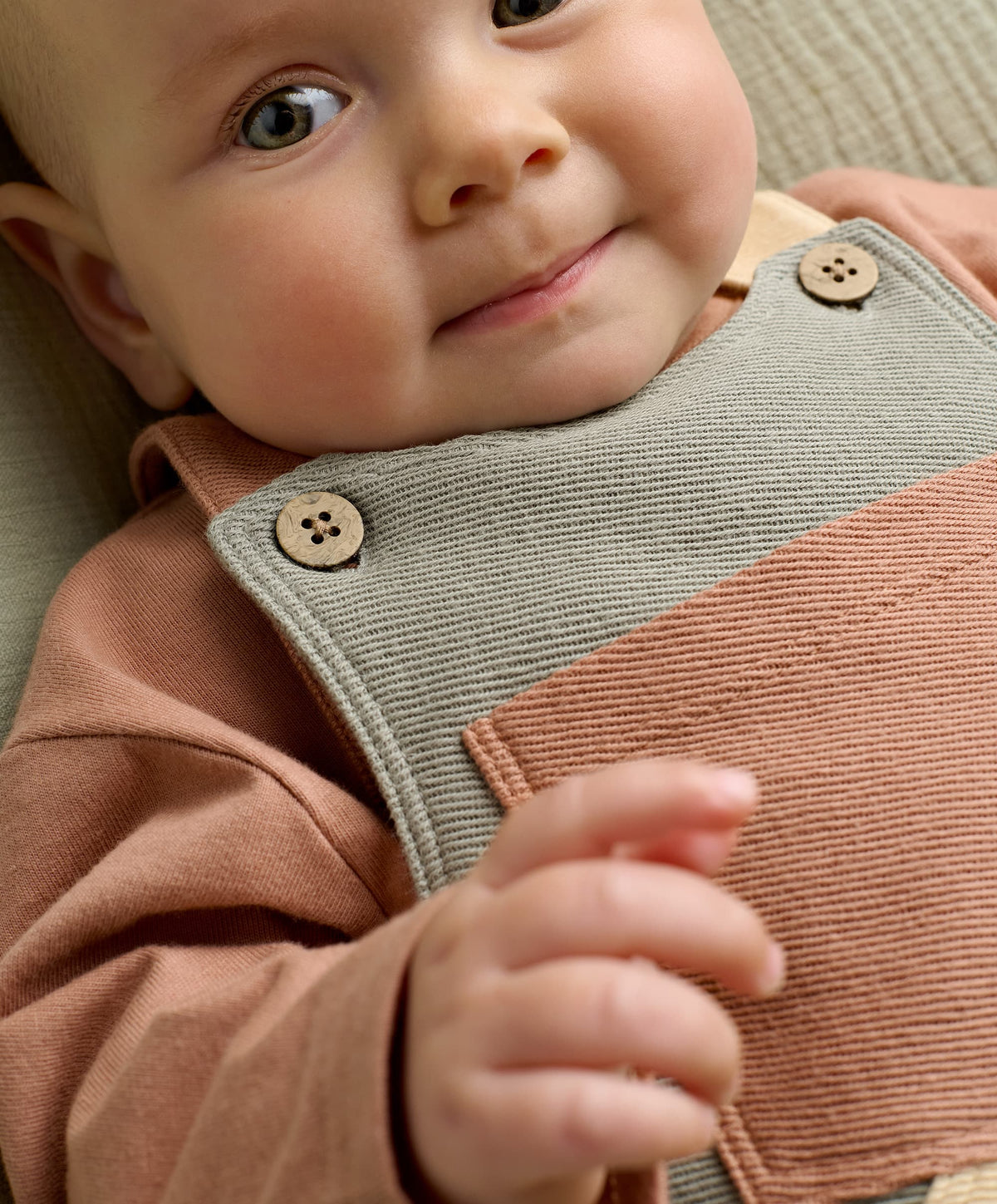 Colour Block Dungaree Outfit Set
