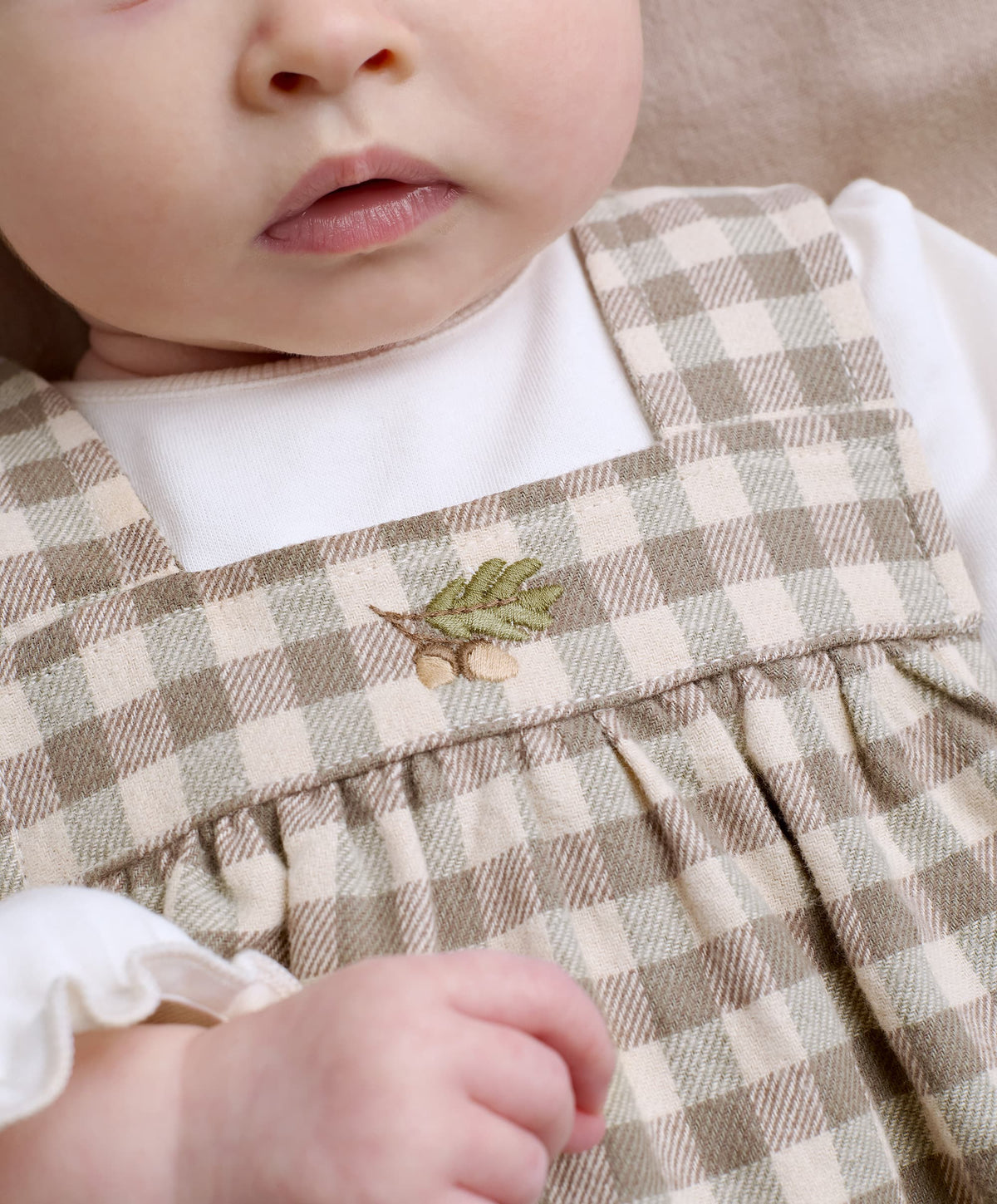 Gingham Dress & Bodysuit Set