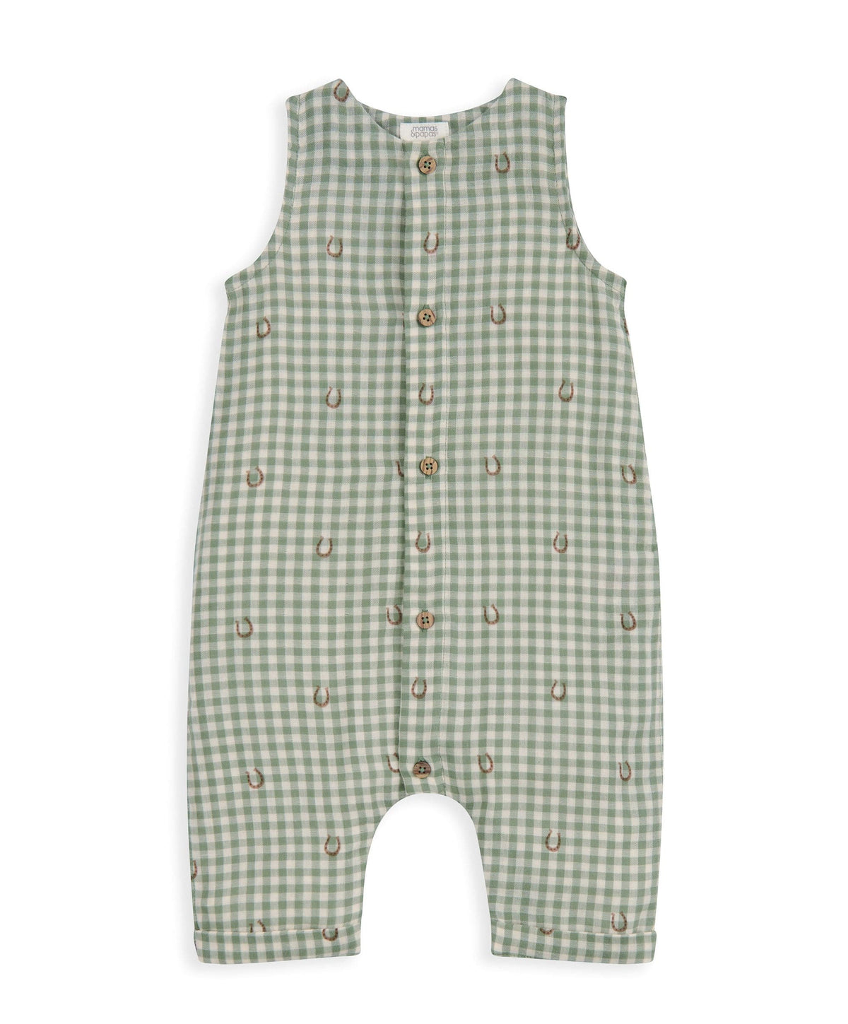 Gingham Romper and Bodysuit