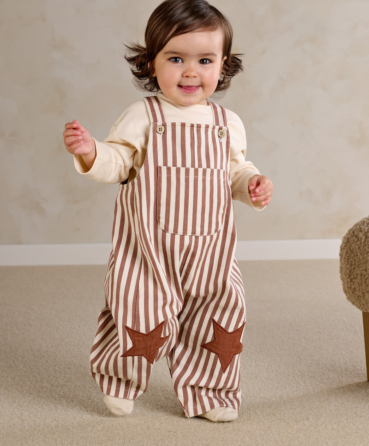 Stripe Dungaree Set (2 Piece)