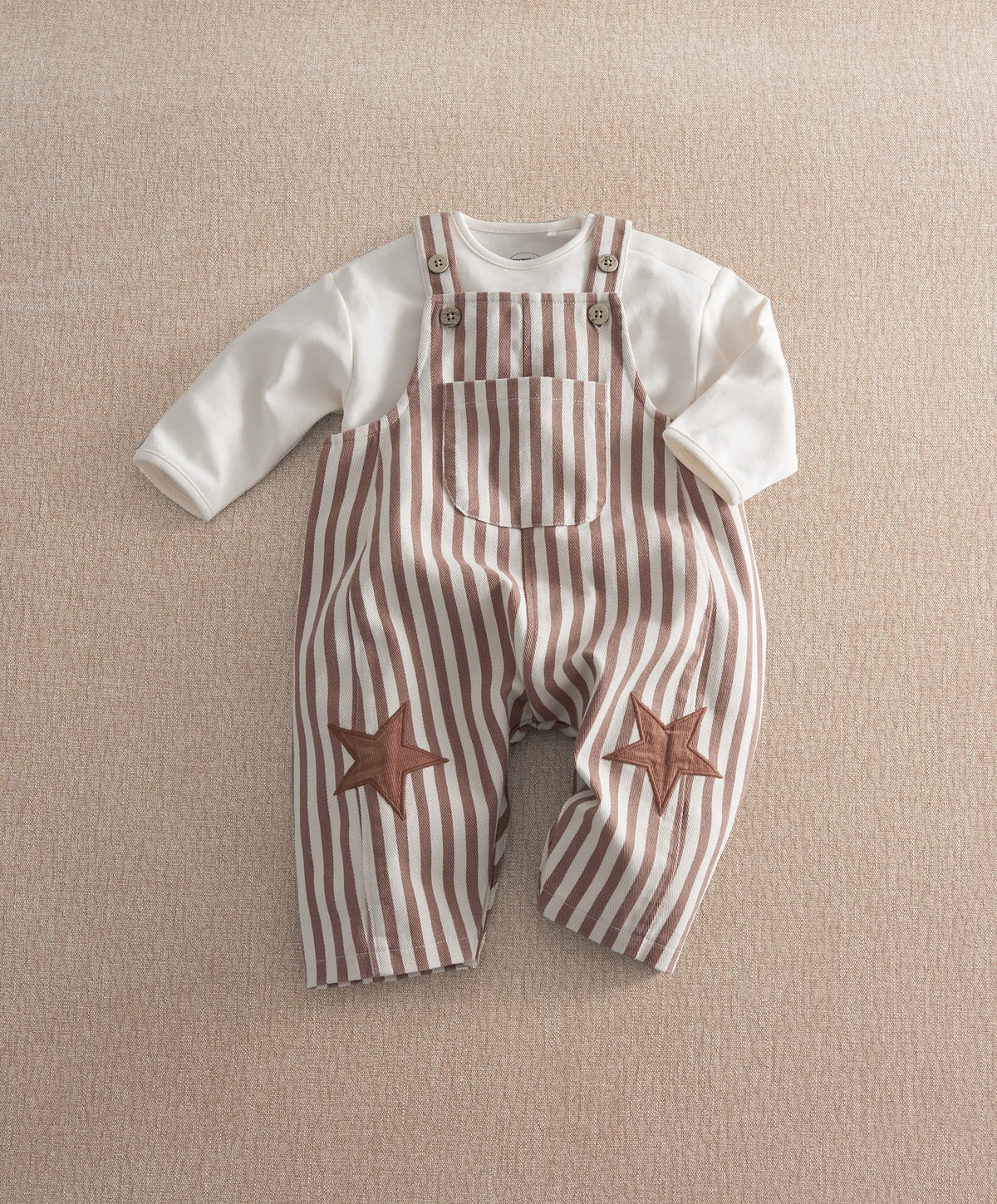 Stripe Dungaree Set (2 Piece)