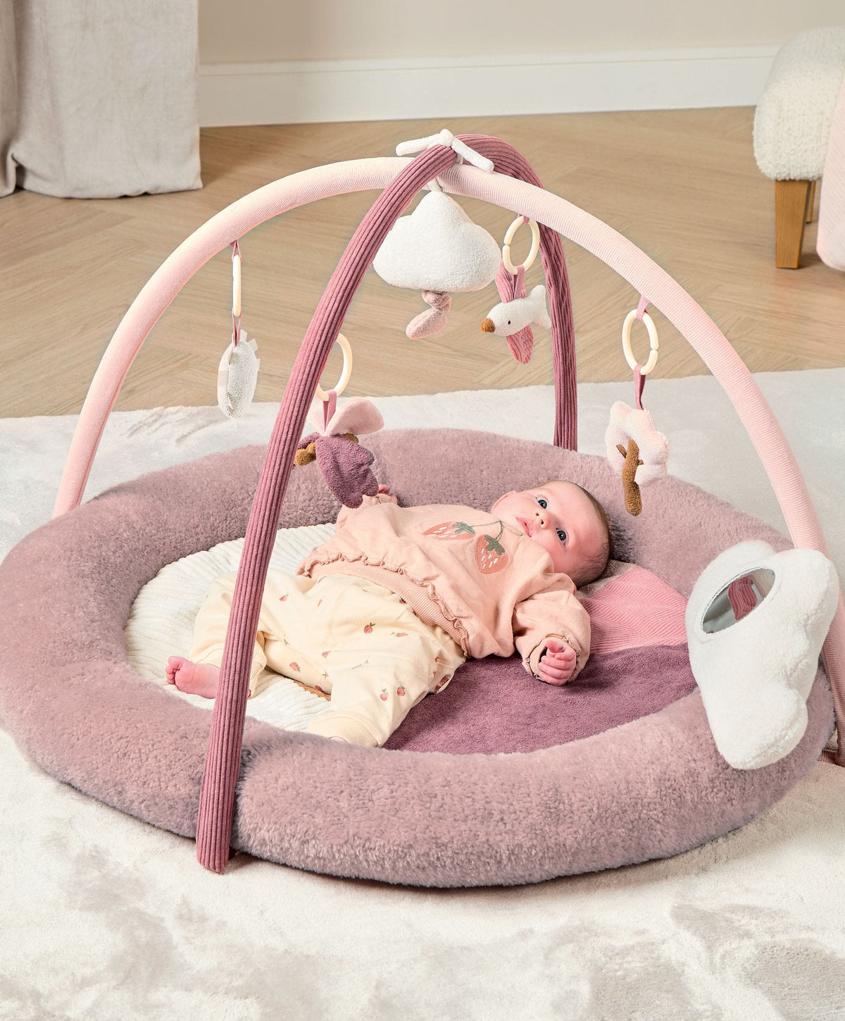 Welcome to the World Playmat - Floral