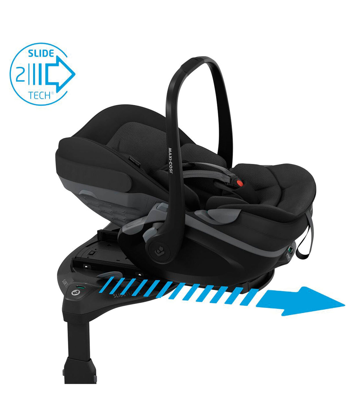 Flip XT³ Pushchair Bundle with Maxi-Cosi Pebble Slide Pro Car Seat & Base (8 Pieces) - Sage Grey