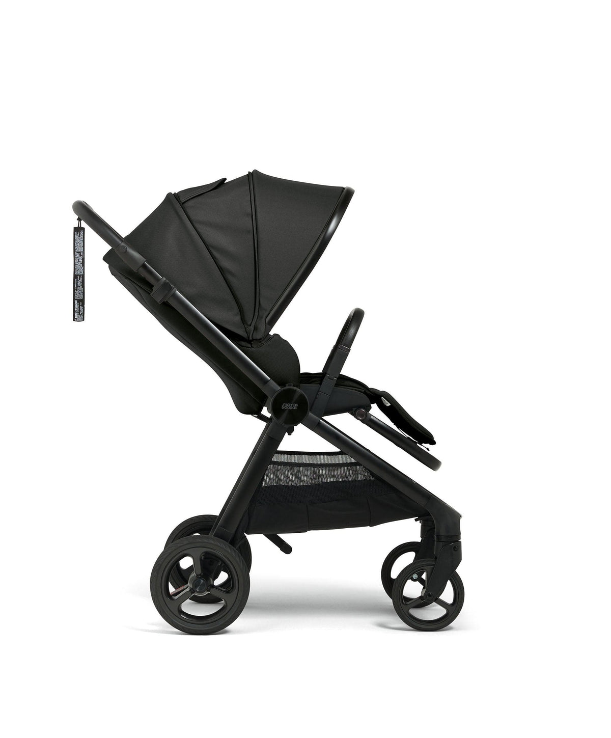 Vardo Complete Pushchair Bundle with Maxi-Cosi Pebble Slide Pro Car Seat & Base (9 Pieces) - Noir
