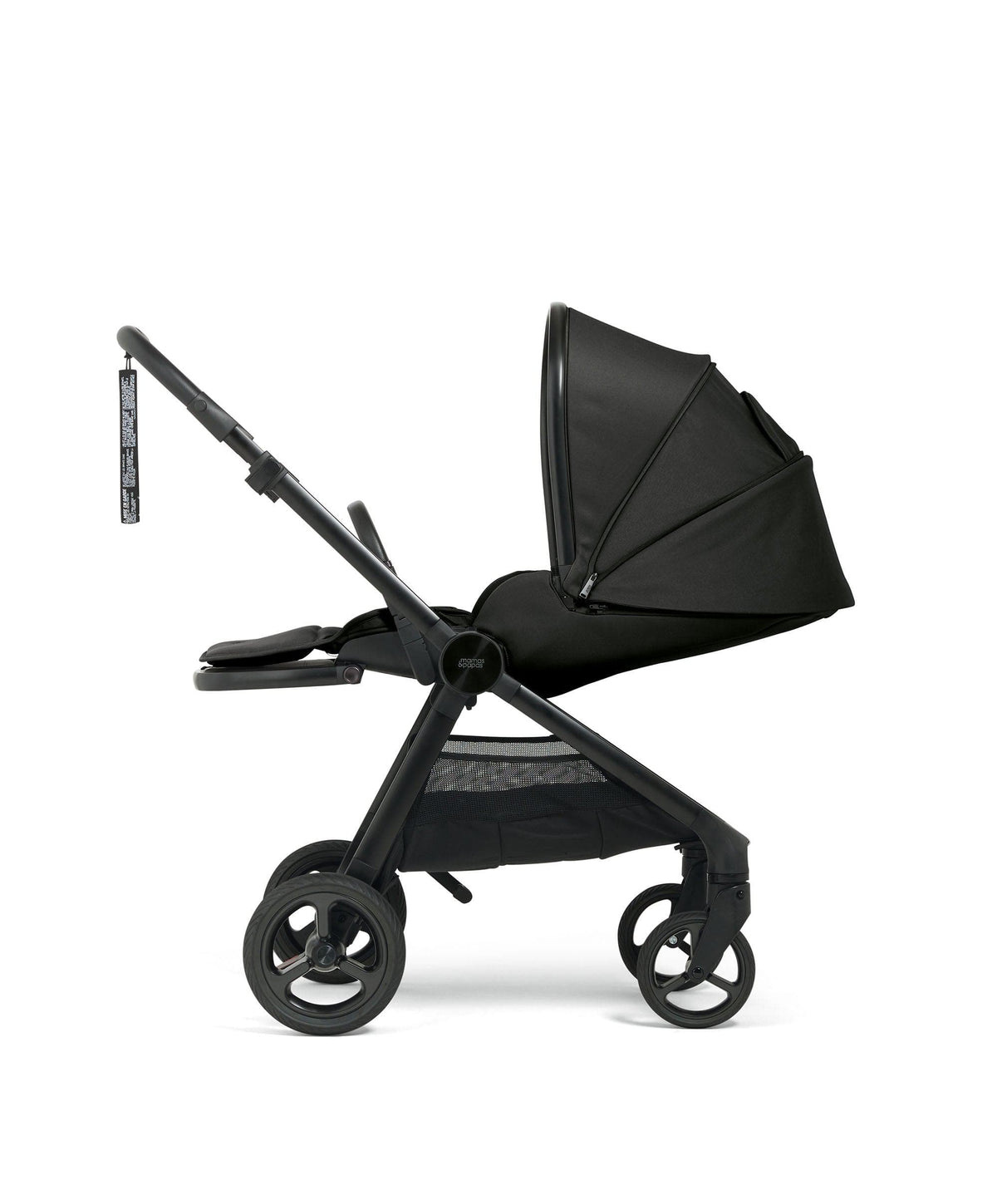 Vardo Complete Pushchair Bundle with Maxi-Cosi Pebble Slide Pro Car Seat & Base (9 Pieces) - Noir
