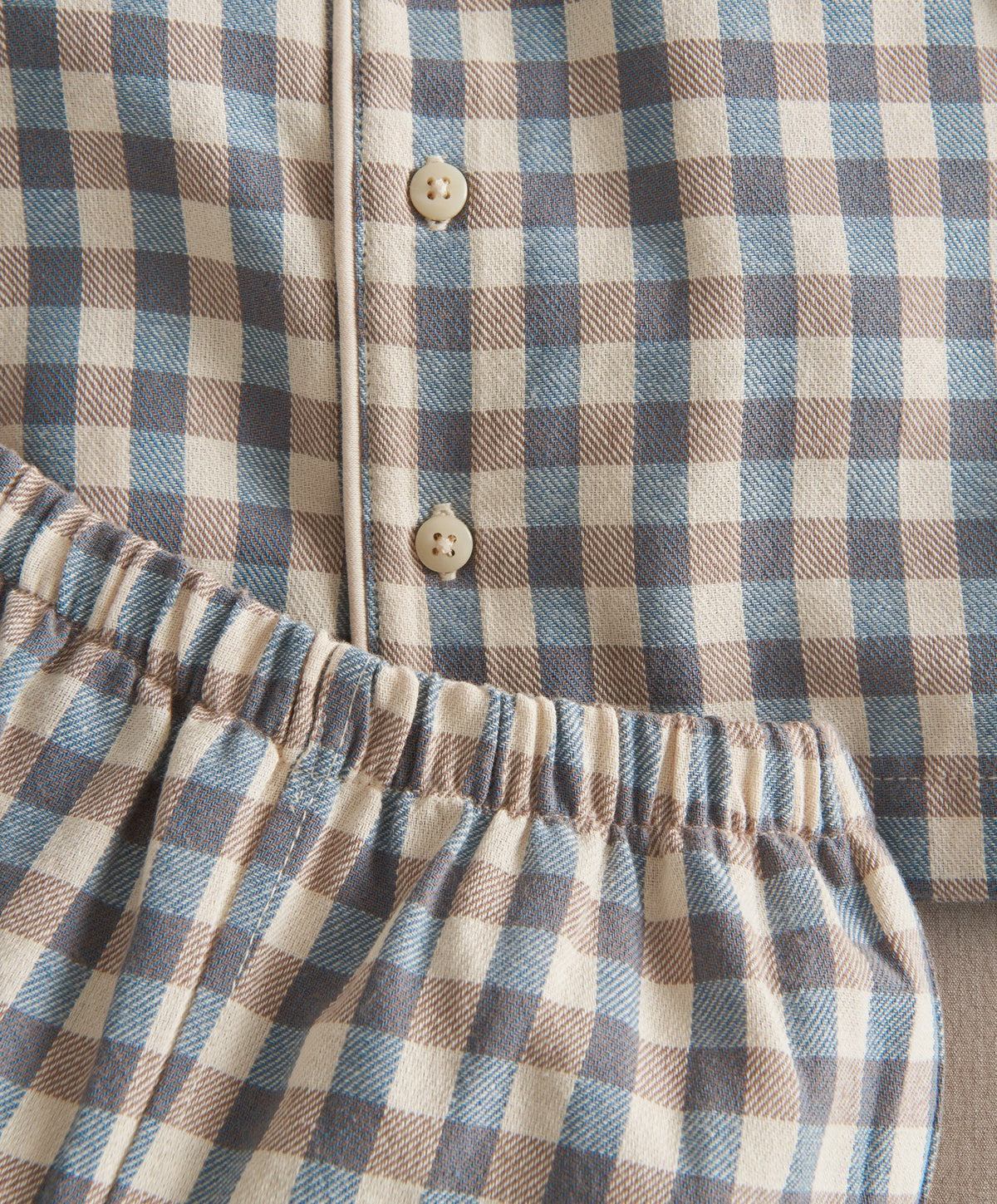 Bear Gingham Pyjama Set