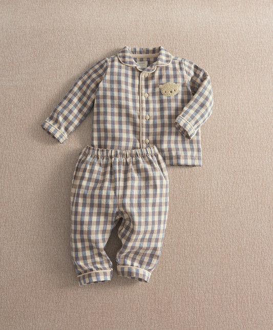 Bear Gingham Pyjama Set