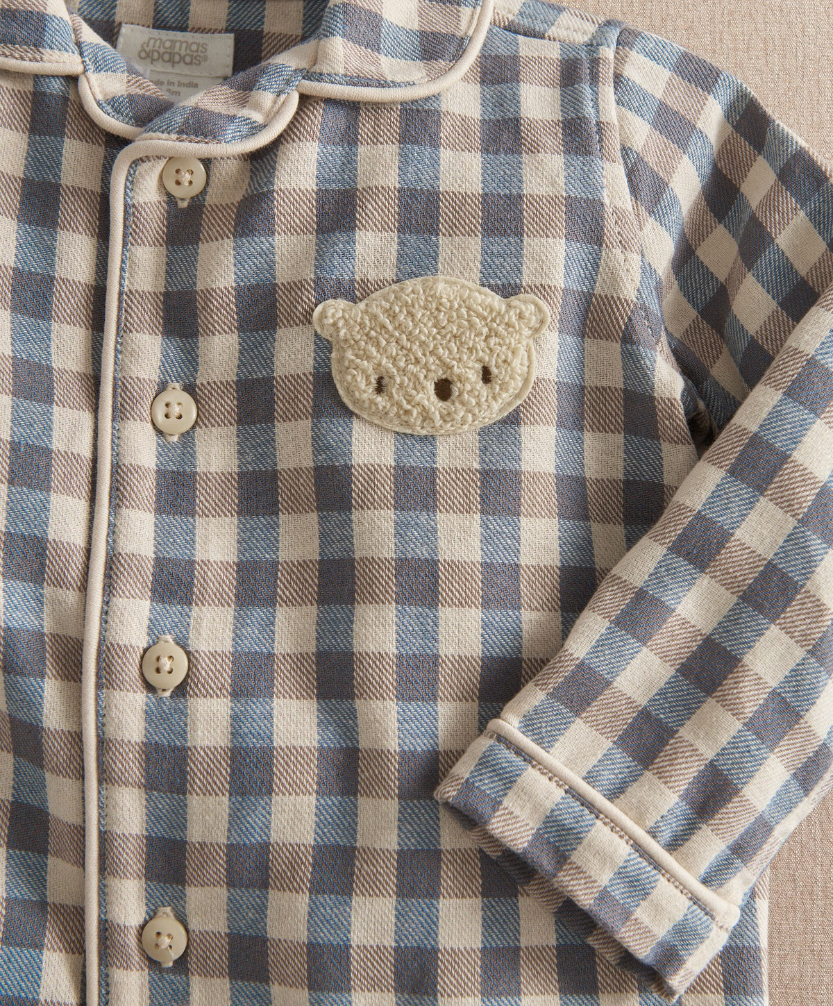 Bear Gingham Pyjama Set