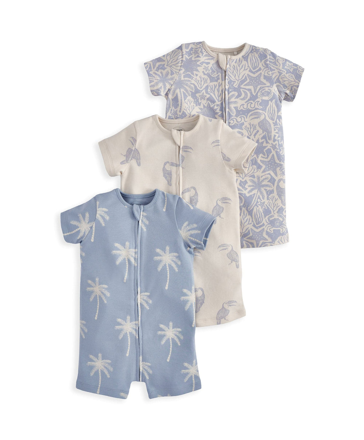 Toucan Rompers (Pack of 3)