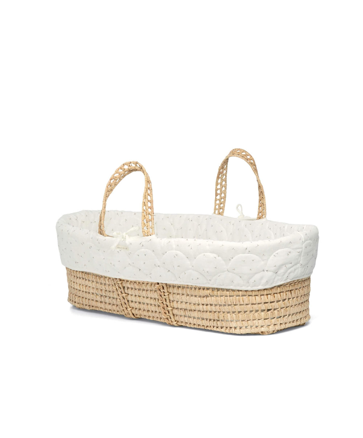 Newborn Swaddle and Moses Basket Bundle (3 Pieces) - Seedling