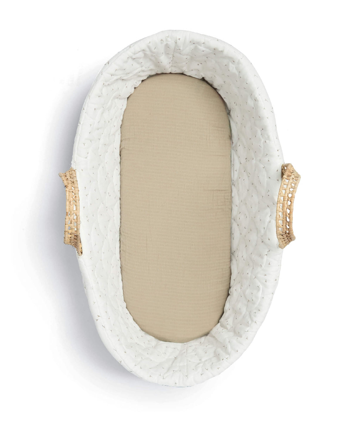 Newborn Swaddle and Moses Basket Bundle (3 Pieces) - Seedling