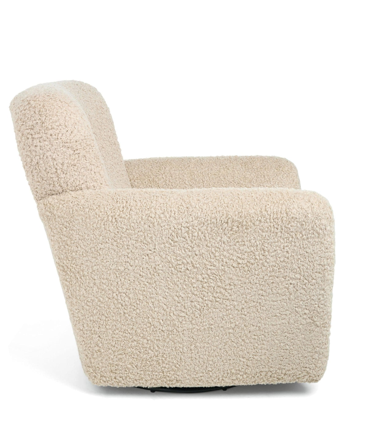 Settle Swivel Nursing Chair & Stool - Biscuit Teddy