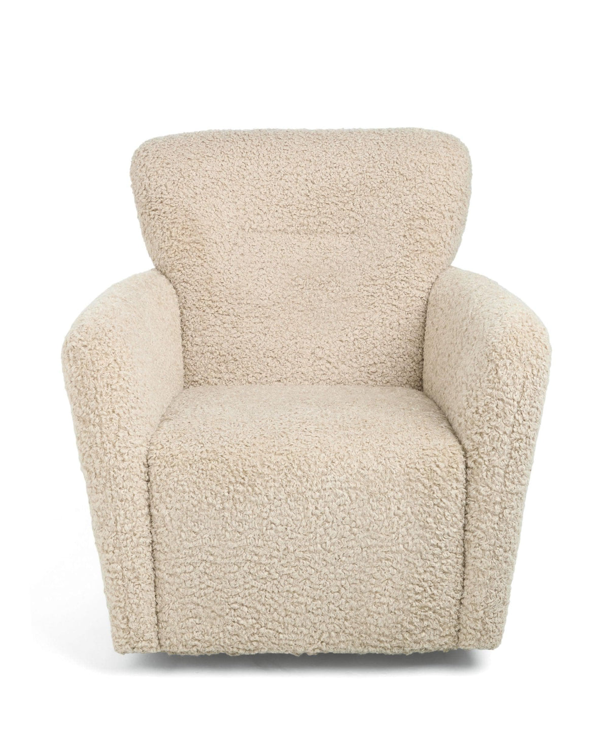 Settle Swivel Nursing Chair & Stool - Biscuit Teddy