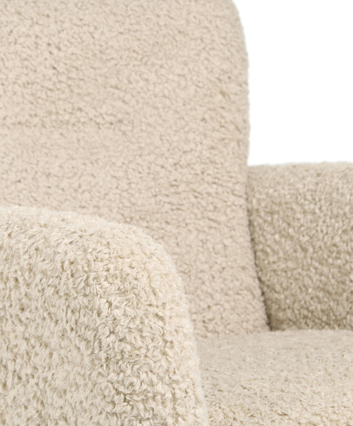 Settle Swivel Nursing Chair & Stool - Biscuit Teddy
