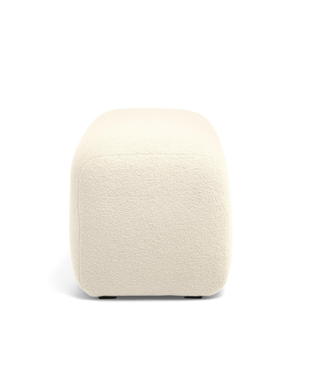 Settle Swivel Nursing Chair & Stool - Off White Boucle