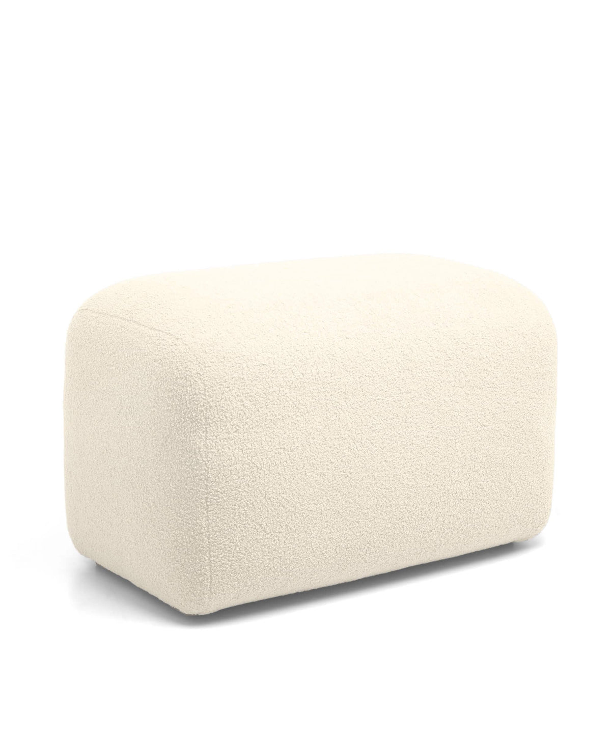 Settle Swivel Nursing Chair & Stool - Off White Boucle