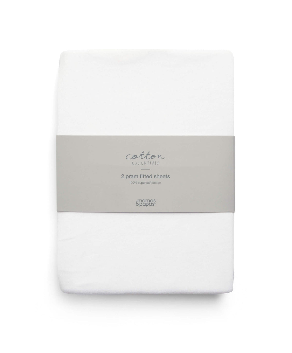 Carrycot/Large Moses Fitted Sheets (2 pack)