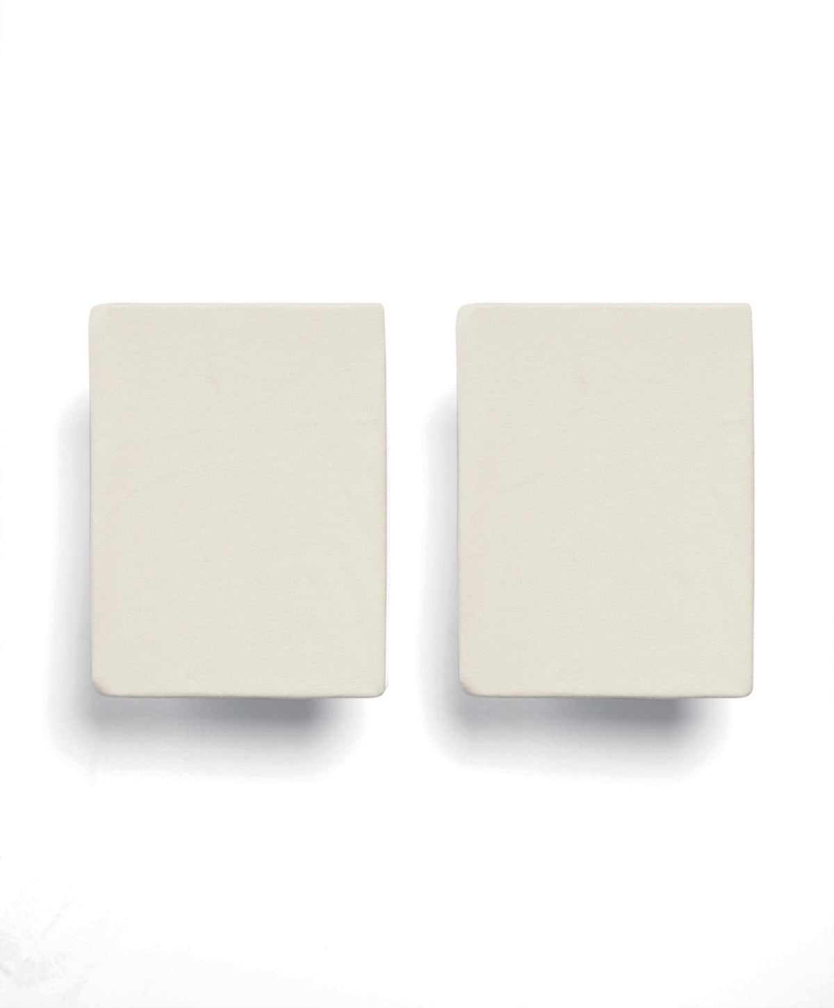 Cot Fitted Sheets (2 Pack) - Cream