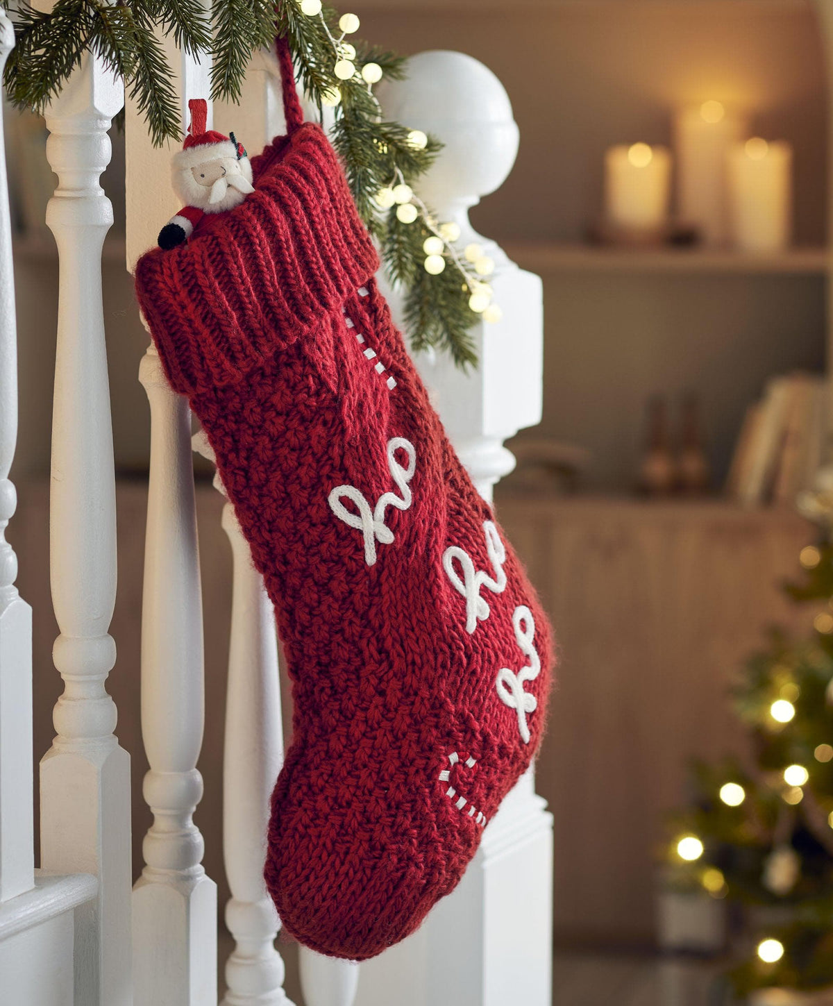 HO HO HO Christmas Stocking
