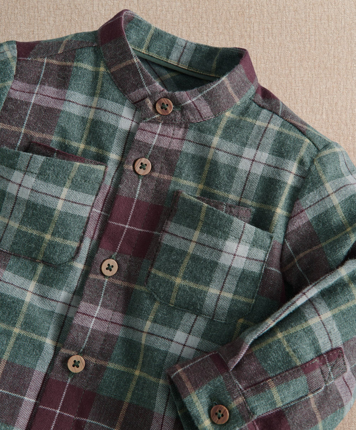 Woven Checkered Shirt